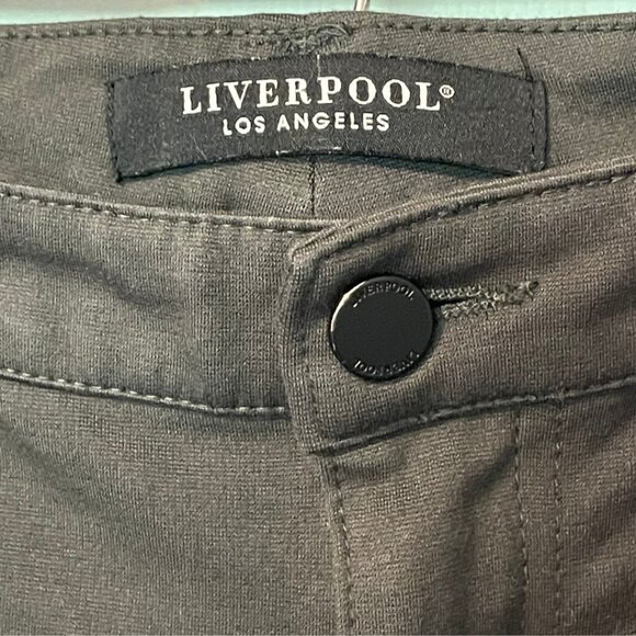 Liverpool Los Angeles Women’s Skinny Pants Size 6 Brown Stretch Ankle Pants - Picture 5 of 6